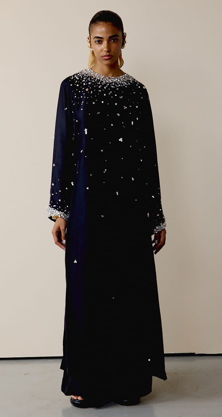 Black Rawsilk 5 KOR-05 - Image 1