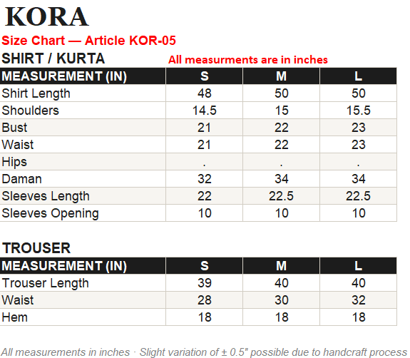 Size Guide