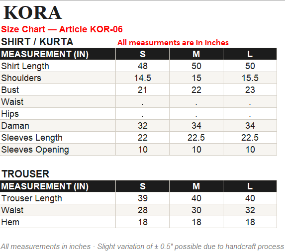 Size Guide