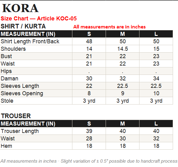 Size Guide